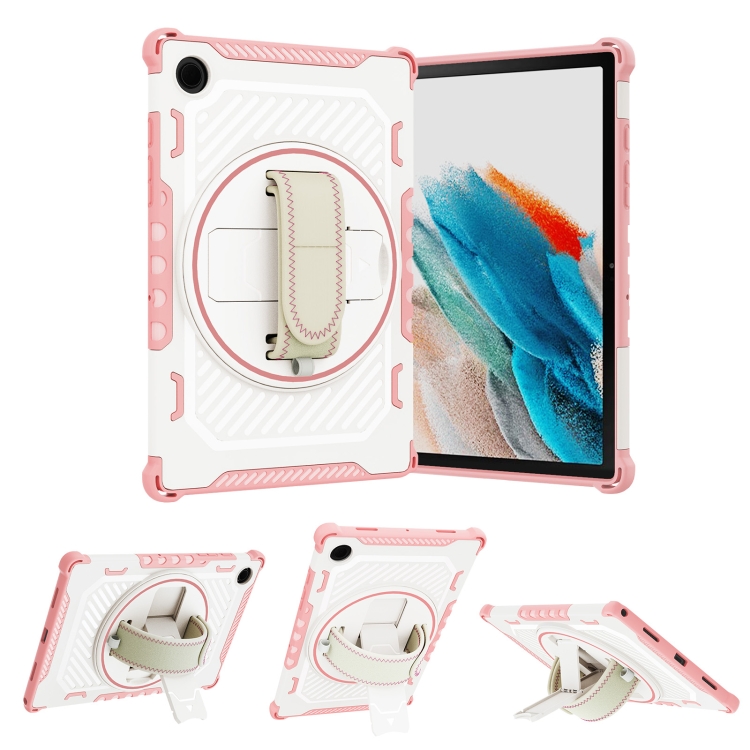 For Samsung Galaxy Tab A8 10.5 2021 2 in 1 Shockproof Tablet Case with Holder & Hand Strap(Pink)
For Samsung Galaxy Tab A8 10.5 2021 2 in 1 Shockproof Tablet Case with Holder & Hand Strap(Pink)