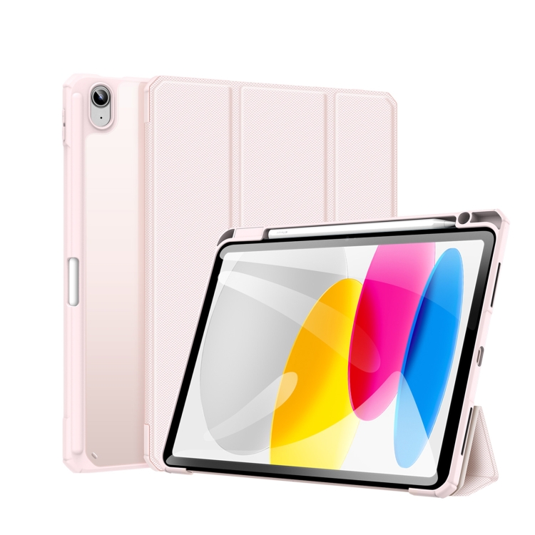 For iPad 10th Gen 10.9 2022 DUX DUCIS TOBY Series Antiskid Leather Smart Tablet Case(Pink)
For iPad 10th Gen 10.9 2022 DUX DUCIS TOBY Series Antiskid Leather Smart Tablet Case(Pink)
