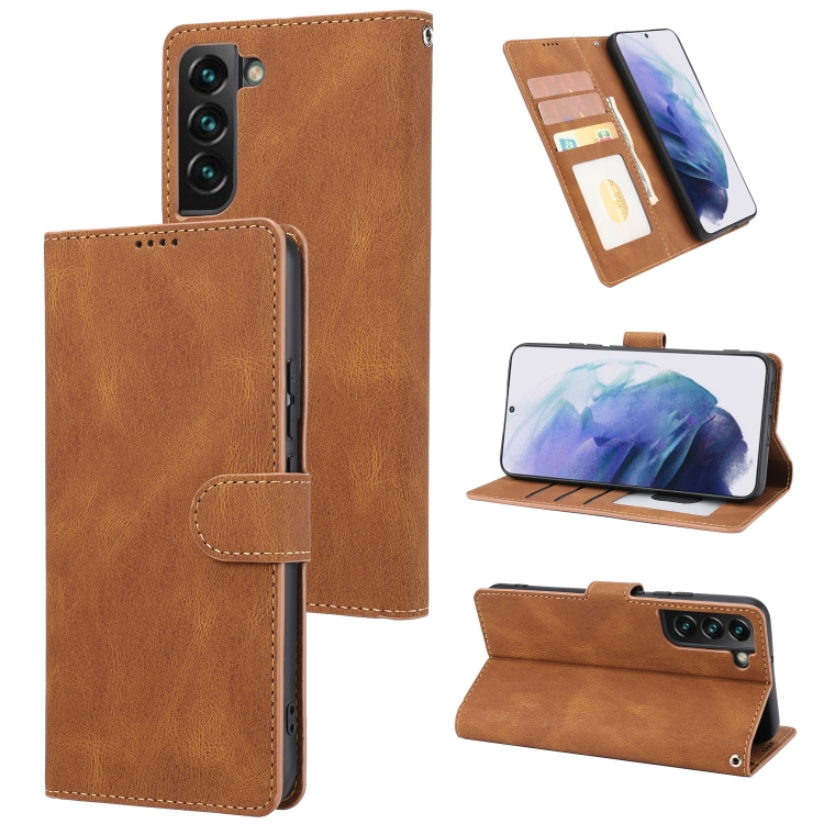 For Samsung Galaxy S23+ 5G Fantasy Classic Skin-feel Calfskin Texture PU Phone Case(Brown)
For Samsung Galaxy S23+ 5G Fantasy Classic Skin-feel Calfskin Texture PU Phone Case(Brown)