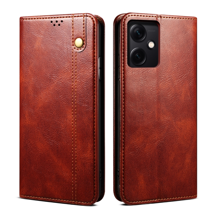 For Xiaomi Redmi Note 12 Oil Wax Crazy Horse Texture Leather Phone Case(Brown)
For Xiaomi Redmi Note 12 Oil Wax Crazy Horse Texture Leather Phone Case(Brown)