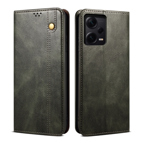 For Xiaomi Redmi Note 12 Pro+ Oil Wax Crazy Horse Texture Leather Phone Case(Green)
For Xiaomi Redmi Note 12 Pro+ Oil Wax Crazy Horse Texture Leather Phone Case(Green)
