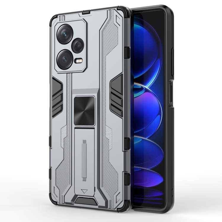 For Xiaomi Redmi Note 12 Pro+ China Supersonic PC + TPU Shock-proof Protective Case with Holder(Gray)
For Xiaomi Redmi Note 12 Pro+ China Supersonic PC + TPU Shock-proof Protective Case with Holder(Gray)