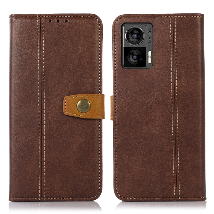 For Motorola Edge 30 Neo 5G Stitching Thread Calf Texture Leather Phone Case(Coffee)
For Motorola Edge 30 Neo 5G Stitching Thread Calf Texture Leather Phone Case(Coffee)