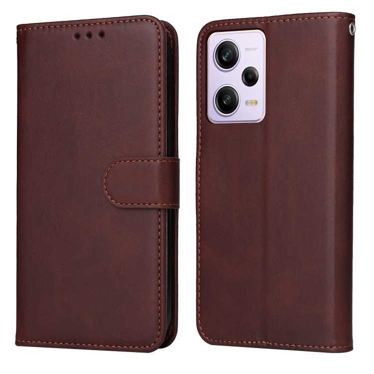 For Xiaomi Redmi Note 12 Pro China Classic Calf Texture Flip Leather Case(Brown)
For Xiaomi Redmi Note 12 Pro China Classic Calf Texture Flip Leather Case(Brown)