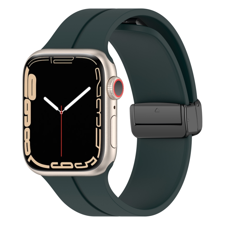 Solid Color Silicone Watch Band For Apple Watch Ultra 49mm / Series 8&7 45mm / SE 2&6&SE&5&4 44mm(Green)
Solid Color Silicone Watch Band For Apple Watch Ultra 49mm / Series 8&7 45mm / SE 2&6&SE&5&4 44mm(Green)