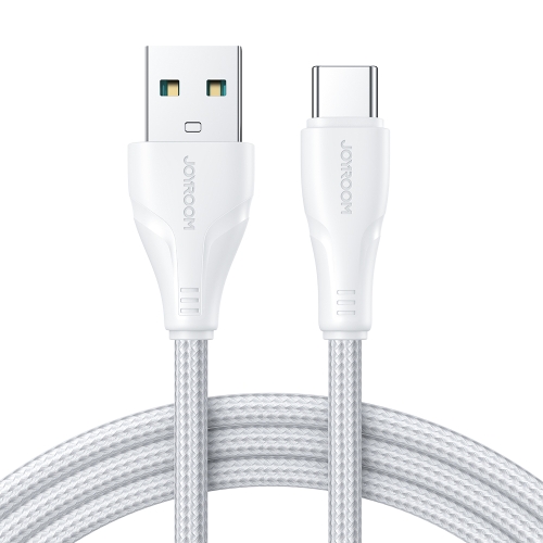 

JOYROOM 3A USB to Type-C Surpass Series Fast Charging Data Cable, Length:2m(White)