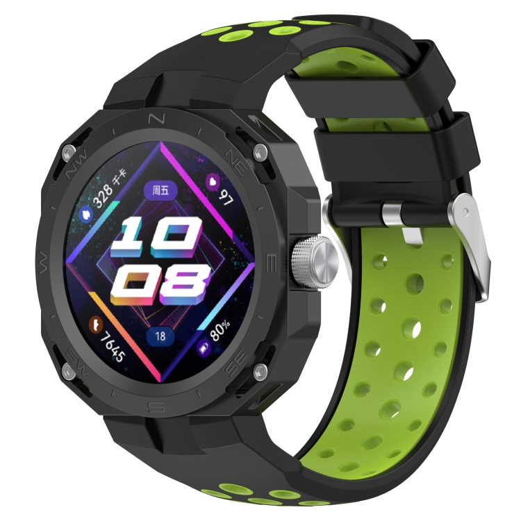 For Huawei Watch GT Cyber Two-color Silicone Watch Band(Black Fluorescent Green)
For Huawei Watch GT Cyber Two-color Silicone Watch Band(Black Fluorescent Green)