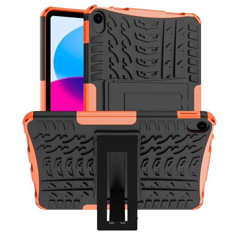 For iPad 10th Gen 10.9 2022 Tire Texture TPU + PC Tablet Case with Holder(Orange)
For iPad 10th Gen 10.9 2022 Tire Texture TPU + PC Tablet Case with Holder(Orange)