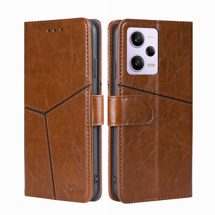 For Xiaomi Redmi Note 12 Pro 5G Geometric Stitching Horizontal Flip Leather Phone Case(Light Brown)
For Xiaomi Redmi Note 12 Pro 5G Geometric Stitching Horizontal Flip Leather Phone Case(Light Brown)