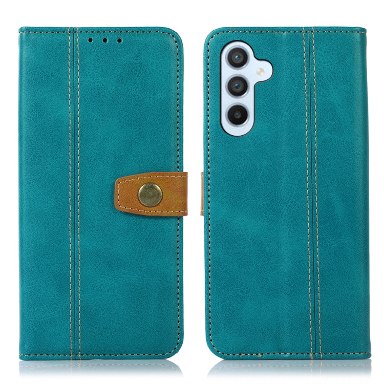For Samsung Galaxy A54 5G Stitching Thread Calf Texture Leather Phone Case(Light Green)
For Samsung Galaxy A54 5G Stitching Thread Calf Texture Leather Phone Case(Light Green)