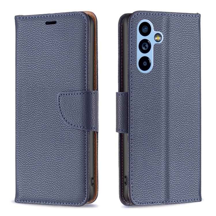 For Samsung Galaxy A54 5G Litchi Texture Pure Color Leather Phone Case(Blue)
For Samsung Galaxy A54 5G Litchi Texture Pure Color Leather Phone Case(Blue)
