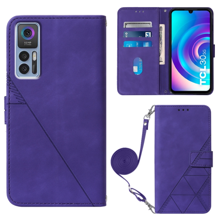 For TCL 30 5G / 30+ 5G Crossbody 3D Embossed Flip Leather Phone Case(Purple)
For TCL 30 5G / 30+ 5G Crossbody 3D Embossed Flip Leather Phone Case(Purple)