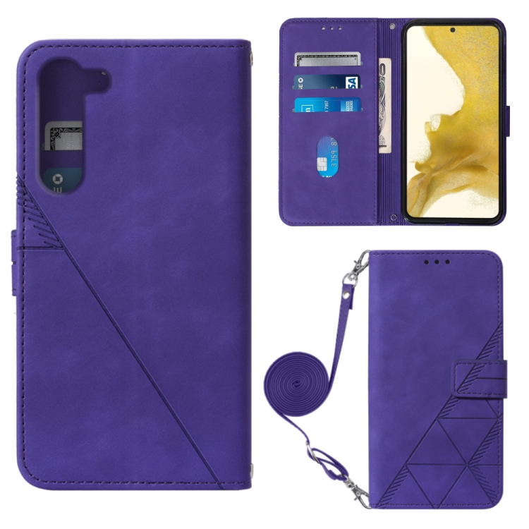 For Samsung Galaxy S23 5G Crossbody 3D Embossed Flip Leather Phone Case(Purple)
For Samsung Galaxy S23 5G Crossbody 3D Embossed Flip Leather Phone Case(Purple)