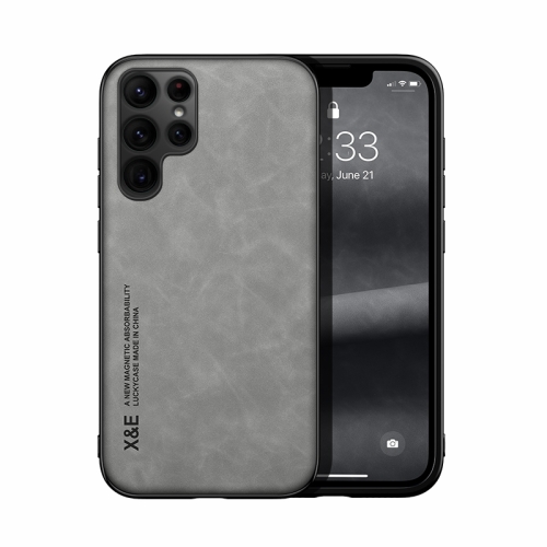 For Samsung Galaxy S23 Ultra 5G Skin Feel Magnetic Leather Phone Case(Light Grey)
For Samsung Galaxy S23 Ultra 5G Skin Feel Magnetic Leather Phone Case(Light Grey)