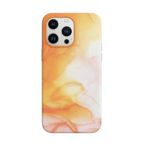 For iPhone 12 Pro MagSafe Magnetic Leather Watercolor Phone Case(Orange)
For iPhone 12 Pro MagSafe Magnetic Leather Watercolor Phone Case(Orange)