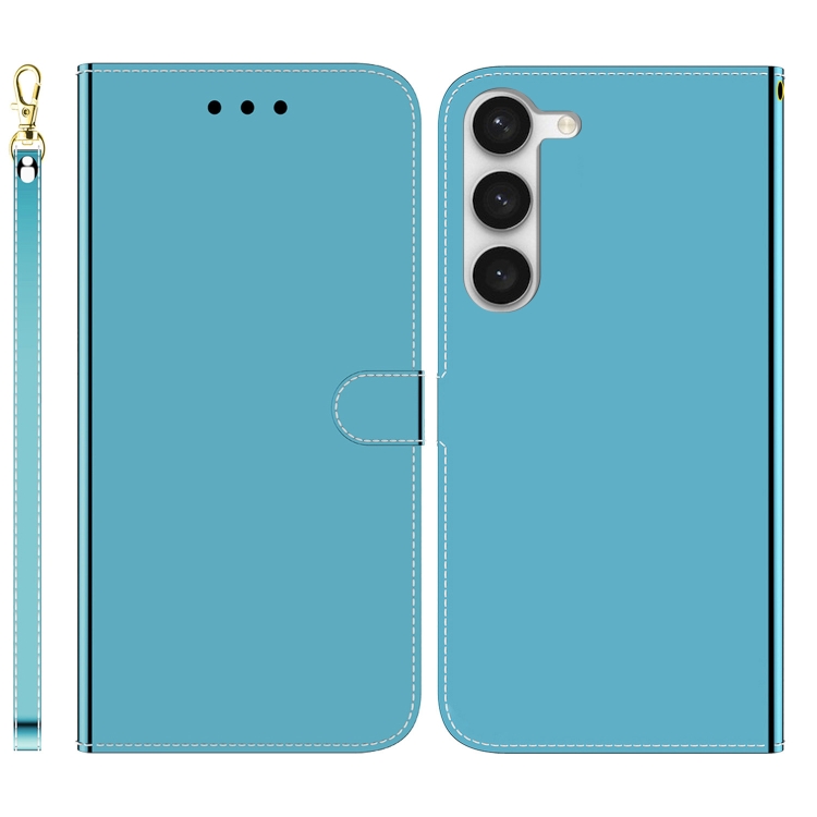 For Samsung Galaxy S23+ 5G Imitated Mirror Surface Flip Leather Phone Case(Blue)
For Samsung Galaxy S23+ 5G Imitated Mirror Surface Flip Leather Phone Case(Blue)