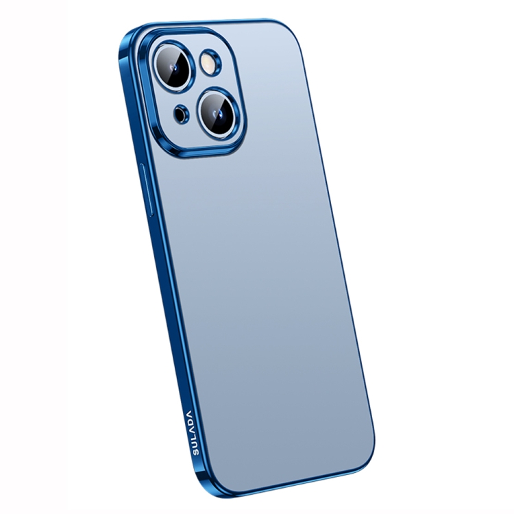 For iPhone 14 SULADA Electroplating Frosted All-inclusive TPU Phone Case(Blue)
For iPhone 14 SULADA Electroplating Frosted All-inclusive TPU Phone Case(Blue)