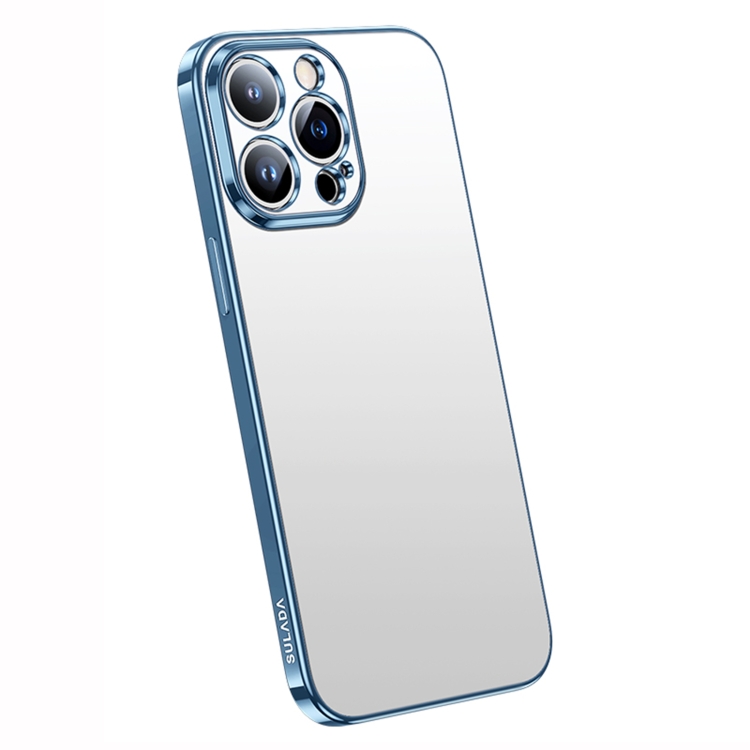 For iPhone 14 Pro SULADA Electroplating Frosted All-inclusive TPU Phone Case(Sierra Blue)
For iPhone 14 Pro SULADA Electroplating Frosted All-inclusive TPU Phone Case(Sierra Blue)