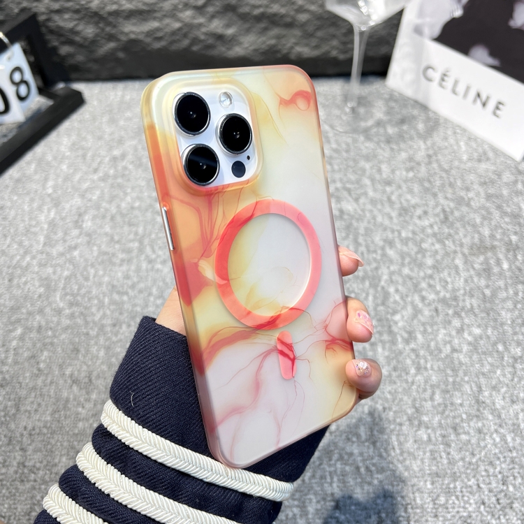 For iPhone 14 Plus MagSafe Magnetic Watercolor TPU Phone Case(Orange White)
For iPhone 14 Plus MagSafe Magnetic Watercolor TPU Phone Case(Orange White)