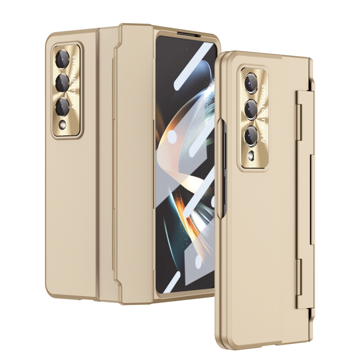 For Samsung Galaxy Z Fold4 Integrated Full Coverage Phone Case with Hinge(Gold)
For Samsung Galaxy Z Fold4 Integrated Full Coverage Phone Case with Hinge(Gold)