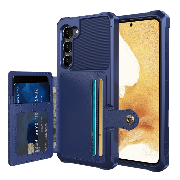 For Samsung Galaxy S23+ 5G Magnetic Wallet Card Bag Leather Phone Case(Navy Blue)
For Samsung Galaxy S23+ 5G Magnetic Wallet Card Bag Leather Phone Case(Navy Blue)