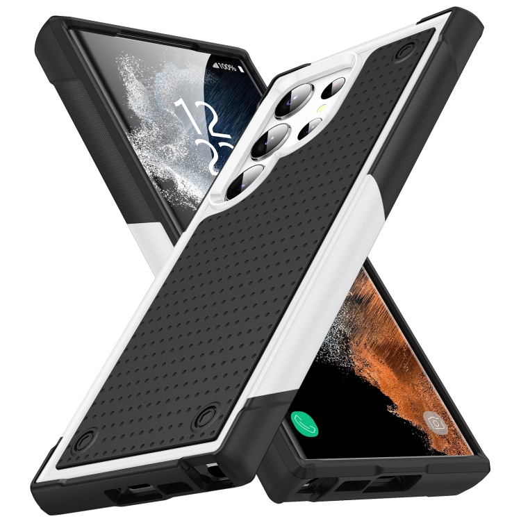 For Samsung Galaxy S23 Ultra 5G PC + TPU Shockproof Protective Phone Case(White+Black)
For Samsung Galaxy S23 Ultra 5G PC + TPU Shockproof Protective Phone Case(White+Black)