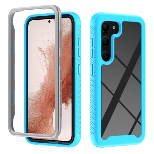 For Samsung Galaxy S23+ 5G Two-layer Integrated Transparent TPU + PC Protective Phone Case(Light Blue)
For Samsung Galaxy S23+ 5G Two-layer Integrated Transparent TPU + PC Protective Phone Case(Light Blue)