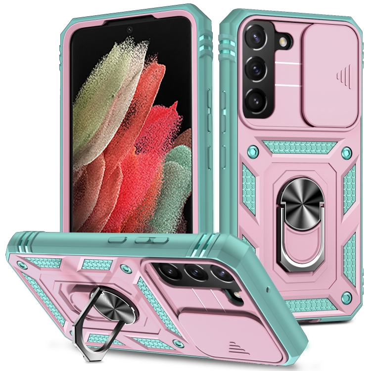 For Samsung Galaxy S22 5G Sliding Camera Cover TPU + PC Phone Case(Pink+Green)
For Samsung Galaxy S22 5G Sliding Camera Cover TPU + PC Phone Case(Pink+Green)