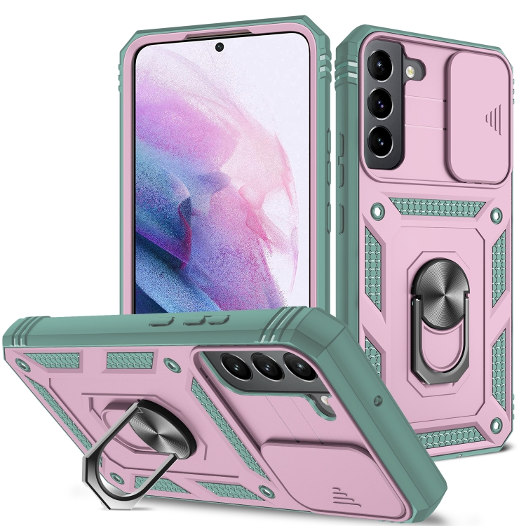 For Samsung Galaxy S22+ 5G Sliding Camera Cover TPU + PC Phone Case(Pink+Green)
For Samsung Galaxy S22+ 5G Sliding Camera Cover TPU + PC Phone Case(Pink+Green)