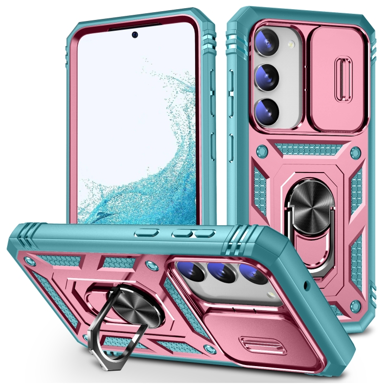 For Samsung Galaxy S23 5G Sliding Camera Cover TPU + PC Phone Case(Pink+Green)
For Samsung Galaxy S23 5G Sliding Camera Cover TPU + PC Phone Case(Pink+Green)
