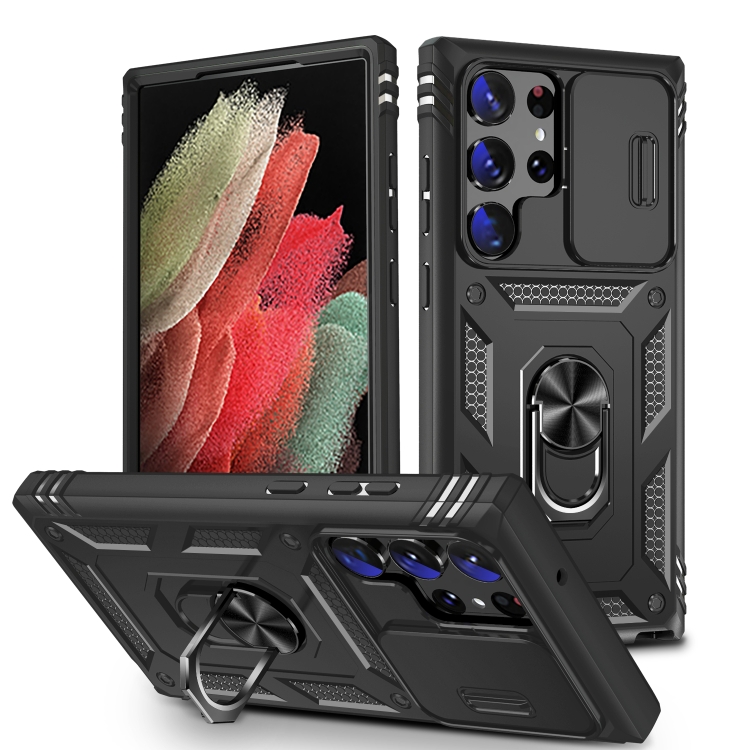 For Samsung Galaxy S23 Ultra 5G Sliding Camera Cover TPU + PC Phone Case(Black+Black)
For Samsung Galaxy S23 Ultra 5G Sliding Camera Cover TPU + PC Phone Case(Black+Black)