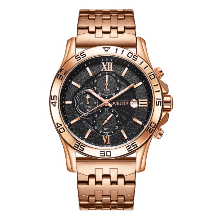 OCHSTIN 7257 Fashion Steel Strap Multifunctional Quartz Men Watch(Rose Gold Black)
OCHSTIN 7257 Fashion Steel Strap Multifunctional Quartz Men Watch(Rose Gold Black)
