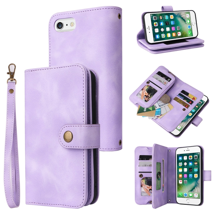 For iPhone 8 Plus / 7 Plus Multifunctional Card Slot Zipper Wallet Leather Phone Case(Purple)
For iPhone 8 Plus / 7 Plus Multifunctional Card Slot Zipper Wallet Leather Phone Case(Purple)