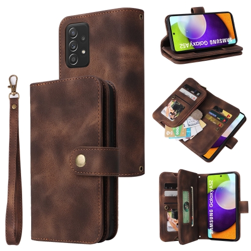 For Samsung Galaxy A72 5G / 4G Multifunctional Card Slot Zipper Wallet Leather Phone Case(Brown)
For Samsung Galaxy A72 5G / 4G Multifunctional Card Slot Zipper Wallet Leather Phone Case(Brown)