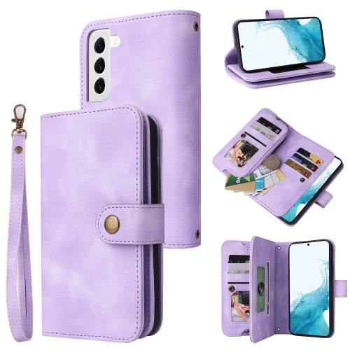 For Samsung Galaxy S21+ 5G Multifunctional Card Slot Zipper Wallet Leather Phone Case(Purple)
For Samsung Galaxy S21+ 5G Multifunctional Card Slot Zipper Wallet Leather Phone Case(Purple)