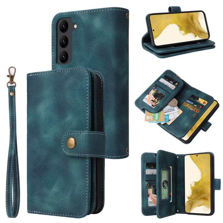 For Samsung Galaxy S23+ 5G Multifunctional Card Slot Zipper Wallet Leather Phone Case(Blue)
For Samsung Galaxy S23+ 5G Multifunctional Card Slot Zipper Wallet Leather Phone Case(Blue)