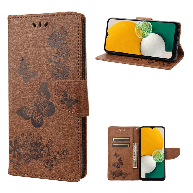 For Samsung Galaxy A54 5G Butterfly Embossed Horizontal Flip Leather Phone Case(Brown)
For Samsung Galaxy A54 5G Butterfly Embossed Horizontal Flip Leather Phone Case(Brown)