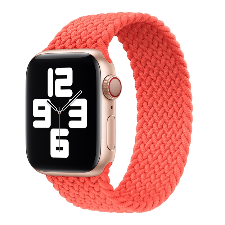 Nylon Single-turn Braided Watch Band For Apple Watch Ultra 49mm / Series 8&7 45mm / SE 2&6&SE&5&4 44mm / 3&2&1 42mm, Length:155mm(Bright Orange)
Nylon Single-turn Braided Watch Band For Apple Watch Ultra 49mm / Series 8&7 45mm / SE 2&6&SE&5&4 44mm / 3&2&1 42mm, Length:155mm(Bright Orange)