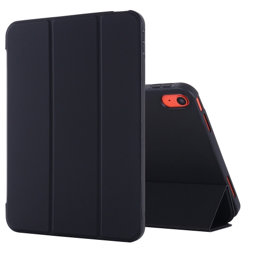 

For iPad 10th Gen 10.9 2022 Tri-fold Holder Tablet Leather Case(Black)