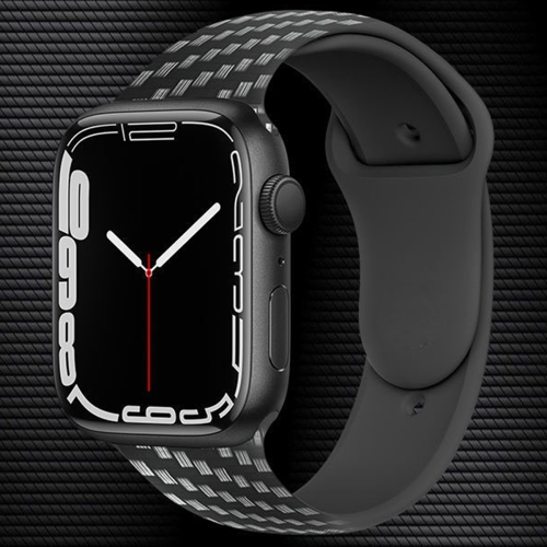 Carbon Fiber Silicone Strap For Apple Watch Series 9&8&7 41mm / SE 3&SE 2&6&SE&5&4 40mm / 3&2&1 38mm
Carbon Fiber Silicone Strap For Apple Watch Series 9&8&7 41mm / SE 3&SE 2&6&SE&5&4 40mm / 3&2&1 38mm