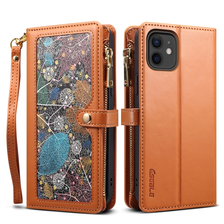 For iPhone 11 ESEBLE Star Series Lanyard Zipper Wallet RFID Leather Case(Brown)
For iPhone 11 ESEBLE Star Series Lanyard Zipper Wallet RFID Leather Case(Brown)