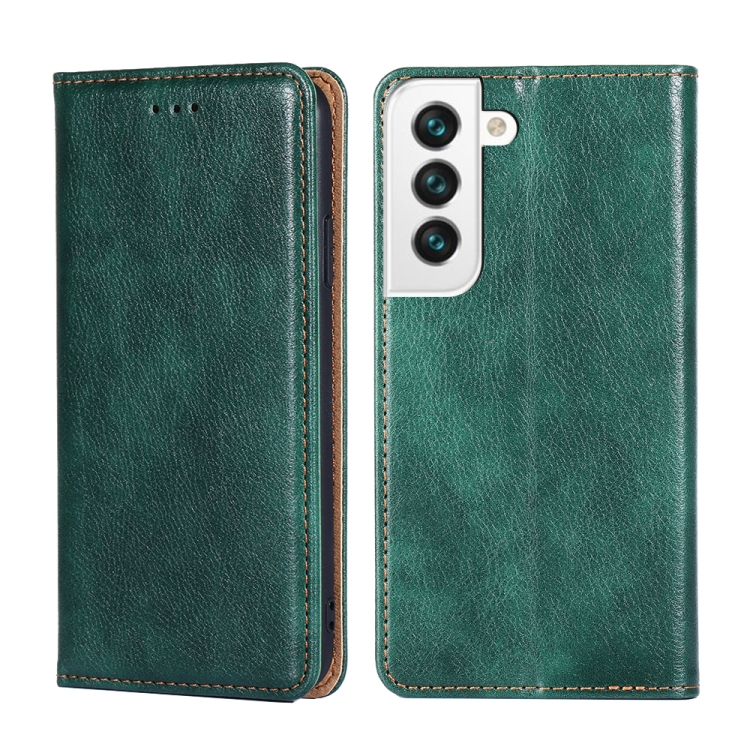 For Samsung Galaxy S23 5G Gloss Oil Solid Color Magnetic Leather Phone Case(Green)
For Samsung Galaxy S23 5G Gloss Oil Solid Color Magnetic Leather Phone Case(Green)