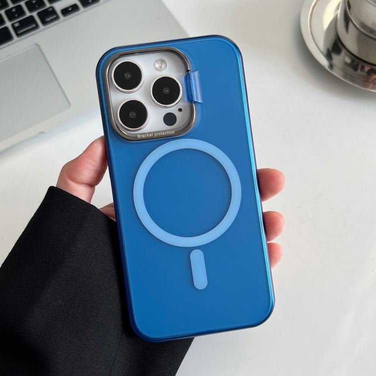 For iPhone 14 Invisible Holder Magsafe Ultra-thin PC Phone Case(Transparent Blue)
For iPhone 14 Invisible Holder Magsafe Ultra-thin PC Phone Case(Transparent Blue)