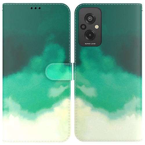 For Xiaomi Redmi 11 Prime 4G Watercolor Pattern Leather Phone Case(Cyan Green)
For Xiaomi Redmi 11 Prime 4G Watercolor Pattern Leather Phone Case(Cyan Green)