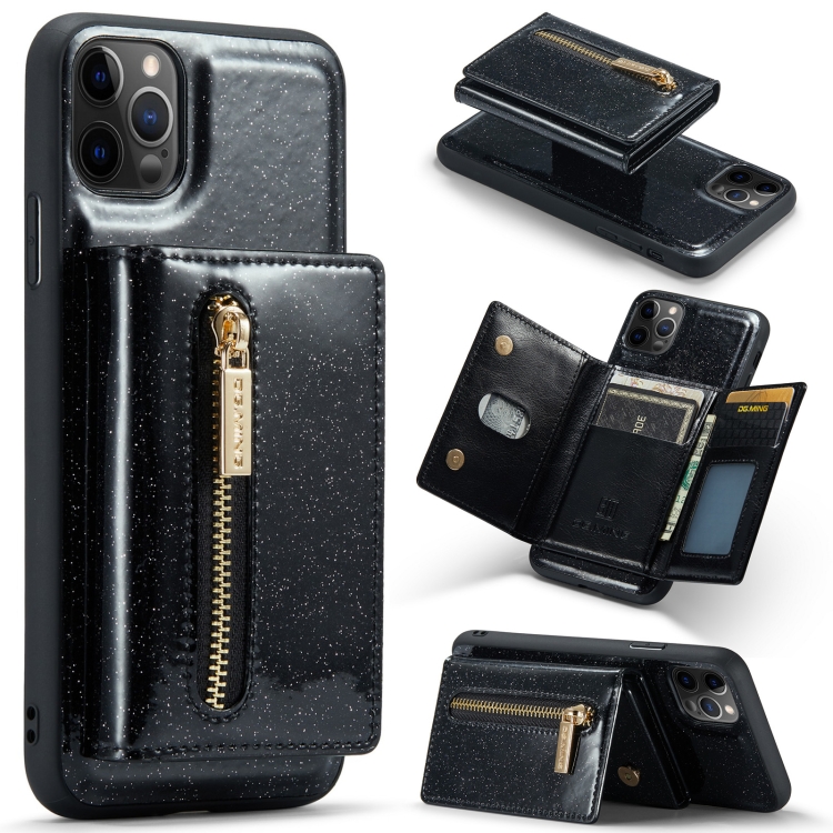For iPhone 11 Pro Max DG.MING M3 Series Glitter Powder Card Bag Leather Case(Black)
For iPhone 11 Pro Max DG.MING M3 Series Glitter Powder Card Bag Leather Case(Black)