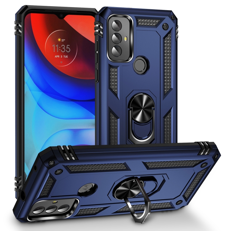 For Motorola Moto G Play 2023 Shockproof TPU + PC Phone Case with Holder(Blue)
For Motorola Moto G Play 2023 Shockproof TPU + PC Phone Case with Holder(Blue)