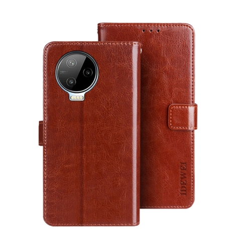 For Infinix Note 12 Pro 4G idewei Crazy Horse Texture Leather Phone Case(Brown)
For Infinix Note 12 Pro 4G idewei Crazy Horse Texture Leather Phone Case(Brown)
