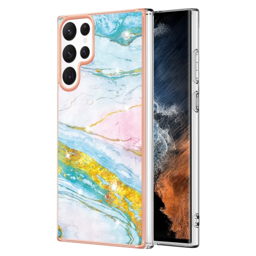 For Samsung Galaxy S23 Ultra 5G Electroplating Marble Dual-side IMD TPU Phone Case(Green 004)
For Samsung Galaxy S23 Ultra 5G Electroplating Marble Dual-side IMD TPU Phone Case(Green 004)