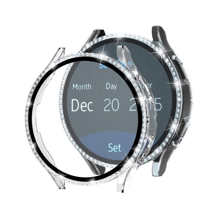 For Samsung Galaxy Watch4 Classic 42mm Single Row Diamond Electroplated PC Watch Case(Transparent)
For Samsung Galaxy Watch4 Classic 42mm Single Row Diamond Electroplated PC Watch Case(Transparent)