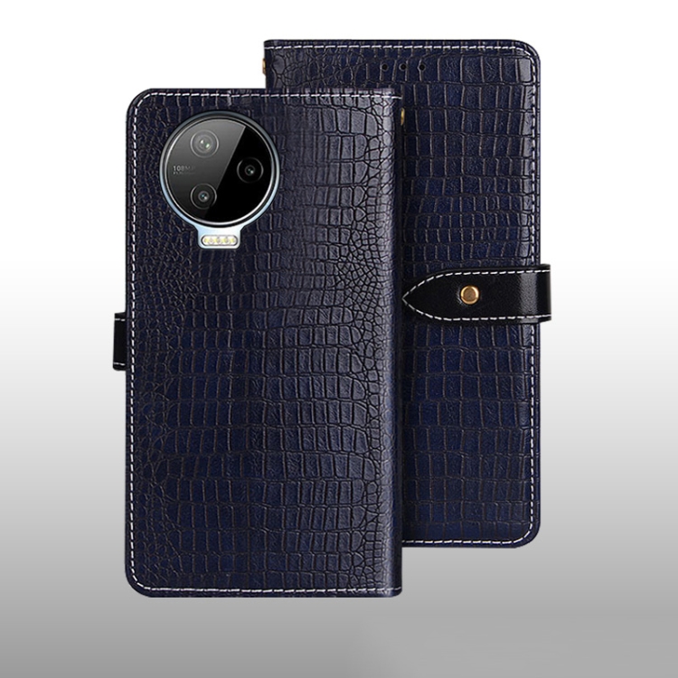 For Infinix Note 12 Pro 4G idewei Crocodile Texture Leather Phone Case(Dark Blue)
For Infinix Note 12 Pro 4G idewei Crocodile Texture Leather Phone Case(Dark Blue)